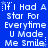 Blue background with white pixelated text reading "If I Had A Star For Everytime U Made Me Smile" repeated in a pattern, each instance featuring a small star symbol at the top left