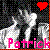 Pixelated icon shows two white horses against dark background with red heart and pink text 'Patrick' at bottom.