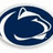 A static pixelated icon featuring a dark blue oval shape with white swirling lines forming a stylized 'P' on a white background.