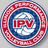 Circular emblem with red and blue rings, white text "IPV" over a wave design, next to "14 Navy" and "#65" in red text on blue and gray backgrounds.