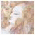 A pixelated static image with indistinct shapes and muted tones of beige, brown, and white.
