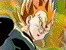 A pixelated anime-style character with spiky orange hair and a green outfit appears on the left side of a contact sheet, while the right side displays bright green text reading "Original Icons .com" on a dark green background.