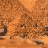 Animated sequence of pyramids in a desert landscape with shifting sky colors and sand textures.
