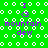 Green background with white circular patterns and purple text reading 'I G mountain dew' in two identical sections.