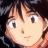 A pixelated anime-style character face on the left side of a contact sheet with