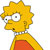 Pixelated character with spiky yellow hair, wide eyes, and a red top against a white background.