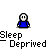Pixelated character with white face and blue shirt appears in multiple positions with speech bubbles containing text like "SHIT!", "THE QUEEN", "IS ON", and "FUCK".