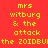 Pixelated text displays "mrs witburg & the attack" with "the 20IDBUI" on a red background, featuring pink highlight changes across frames.