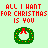 Animated contact sheet of a Christmas-themed buddy icon showing sequential frame changes with text and wreath graphics on light green background