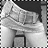 Black-and-white pixelated image of a person in white clothing with arms crossed, next to green text reading "Original Icons .com" on dark background.