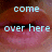 A four- of close-up lips with overlaid text reading 'come over here and take off my lipgloss' in light blue pixelated font
