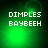 Green pixelated background with white text 'DIMPLES BAYBEEH' and shifting light effects across four