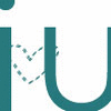 Teal 'u' characters with dotted heart shapes on white background, animated heart dots shifting position.