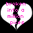 A broken heart-shaped icon with pink text reading 'broken into a million pices' on white background against black backdrop.