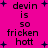 A bright pink background with dark blue text and plus symbols, displaying repeated phrases in a