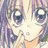 A pixelated anime-style character face on the left side of a contact sheet, with