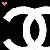 Black and white pixelated text with stylized letters on a dark background, featuring a small pink heart in the top-left corner.