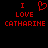 Red pixelated text and heart symbol on black background, two versions side-by-side with one version containing a heart icon replacing 'LOVE' letter.