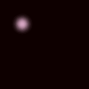 Animated sequence of pinkish-purple circular light particles floating against a dark background, with varying sizes and positions across frames.