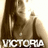 Pixelated image of a figure in dark clothing holding an object, with the word 'VICTORY' displayed below.