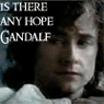 nine from The Lord of the Rings featuring characters with overlaid text about hope, including Frodo and Sam's embrace and a close-up of the One Ring