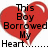 Red broken heart with black text reading "This Boy Borrowed My Heart......And Returned It Broken" on white background.