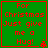 Green square with red border and text "For Christmas Just give me a Hug!" in pixelated font, accompanied by small red star-like symbol.