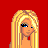 A 3x3 contact sheet of a pixel art animated icon featuring a blonde female character in red and white attire with "SO" text elements, displayed on a solid red background with gray transparency areas.