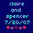 Pixelated text and heart symbols on a dark blue background with cyan and red elements.