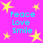 Bright pink background with yellow stars and cyan text repeating 'Peace Love Smile' in four quadrants.