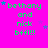 Bright pink background with green text reading 'bethany and nick bff!!!' and scattered blue and purple stars.