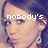 A pixelated image of a person with dark hair and earrings, showing two text states: 'nobody's' on the left side and 'perfect' on the right side.