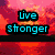 Four distinct pixelated display motivational phrases against colorful backgrounds with cyan text outlined in black
