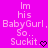 Pixelated text on bright pink background with heart symbol, showing repeated phrases and partial words in white font.