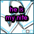 Pixelated text in purple with black outlines on a white background with blue and gray geometric patterns, displaying sequential phrases.