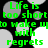 Green pixelated text repeats 'Life is too short to wake up with regrets' over a black background with gray and white circles.