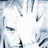 A static image of a stylized white hand with black and blue accents against a light background.