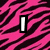 A four-quadrant displays text fragments over striped backgrounds: pink, green, yellow, and gray. The visible text reads "I Love you!" in white pixelated letters with black outlines