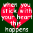 Red broken heart with white text on dark green background, showing two states of pixelated text. The left side has a small red square overlay on the top-left corner of the heart.