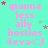 A static image with a light cyan background displays repeated text in pink and small stars, featuring 'gianna jess ally besties 4eva<3'