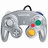 Animated contact sheet of a gray game controller with colored buttons in five sequential frames showing rotation and button position changes.