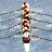 Animated contact sheet showing rowing team frames with JRA text overlay on water background.