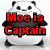 Pixelated panda and purple gummy bear icons with red text overlays, showing sequential changes in clothing and text.