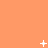 White pixelated symbols on an orange background, including plus signs and star-like shapes in various positions.