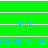 Green background with white horizontal lines and blue text reading 'lala' repeated across three , with pixelated text below each