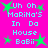 Pixelated text and green stars on bright pink background, repeated in four identical quadrants with cyan lettering.
