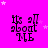 identical pixelated text icons on a bright pink background with scattered white stars, each reading "its all about NE" in black block letters