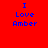 Four quadrants display "I Love Amber" text in blue pixelated font on red, pink, purple, and bright pink backgrounds.