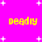 Bright pink background with white star shapes and yellow text reading "deadly" in four positions, two at top and two at bottom.