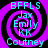 Four identical display a purple and black spiral background with cyan text reading BFFLS, Jax, Emily, KK, and Courtney in a vertical stack